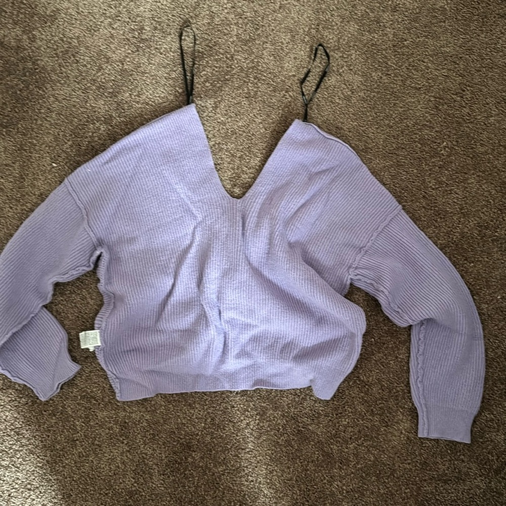 Purple sweater